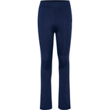 Hummel Black Iris High Waist Flared Tights