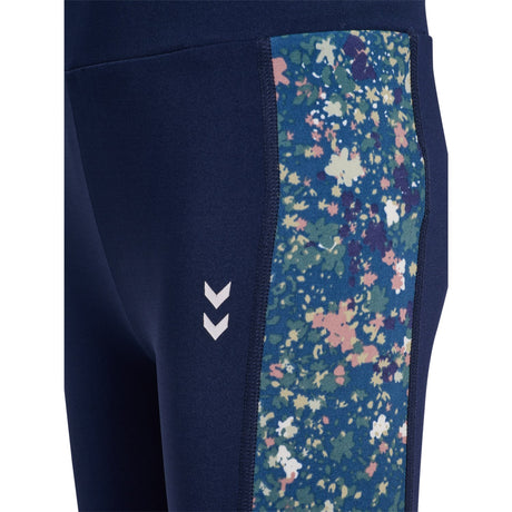 Hummel Dress Blues/Riverside Mix Mid Waist Tights