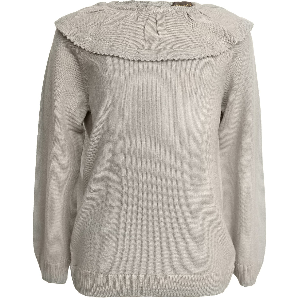 Hanevild Cream Oatmeal Lea Blouse, Merino Wool