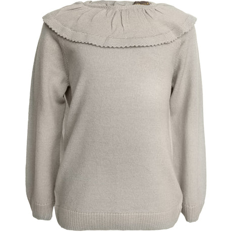 Hanevild Cream Oatmeal Lea Blouse, Merino Wool