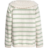 Hanevild Shale Green Heart Cardigan