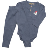 Hanevild Ombre Blue Lasse Romper