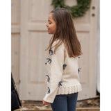Hanevild Ivory More Bows Sweater