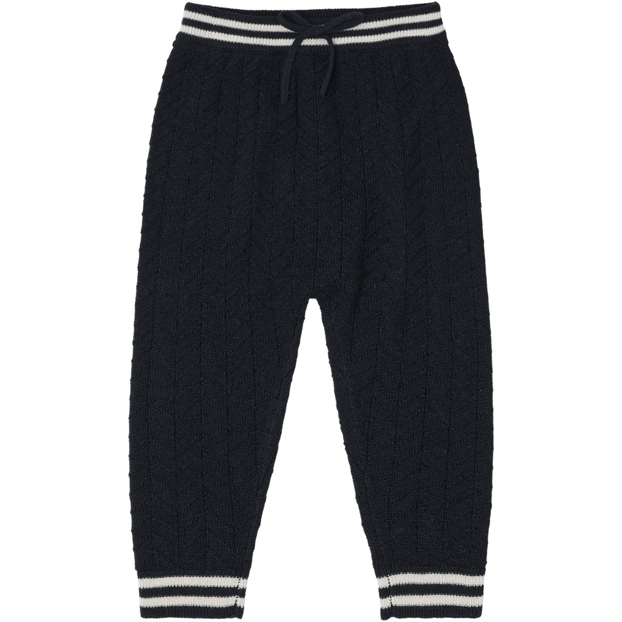 FUB Dark Navy Baby ZigZag Pants