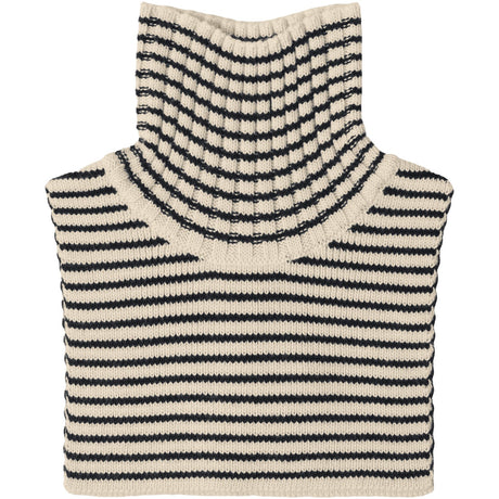 FUB Ecru/Dark Navy Neckwarmer