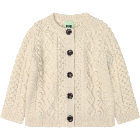 FUB Ecru Baby Aran Cardigan