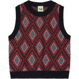 FUB Dark Navy Harlekin Vest
