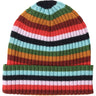 FUB Multi Stripe Rib Beanie