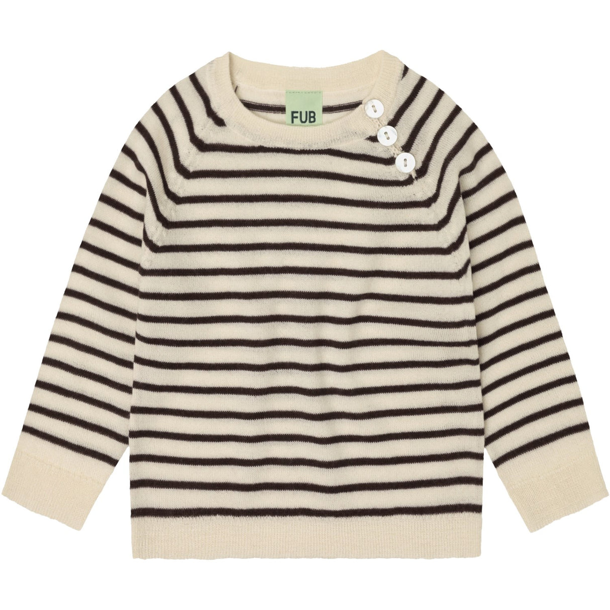 FUB Ecru/Mocca Baby Blouse