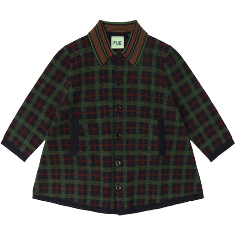 FUB Dark Navy Felted Coat