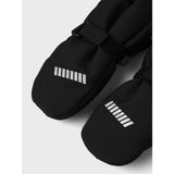Name It Black Nmnsnow10 Mitten W Wool 3Fo Noos