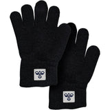 Hummel Black Knit Gloves 2-Pack