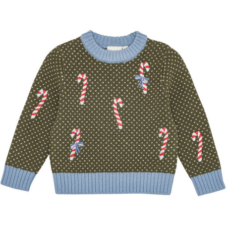 Flöss Dark Green Christmas Jasper Sweater