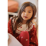 Flöss Poppy Red/Soft White Ellen Dress