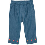 Flöss Mid Blue Strawberry Vilma Pants