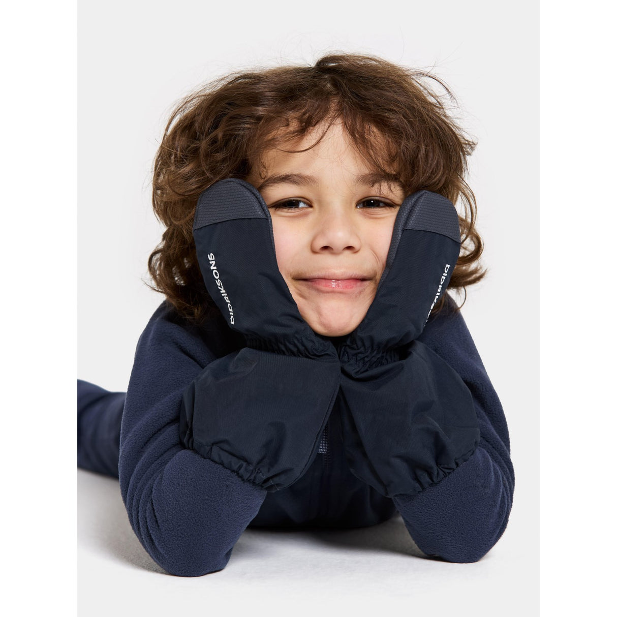 Didriksons Navy Shell Kids Gloves