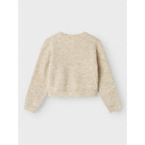 Name It Pure Cashmere Nkfholly Ls Boxy Short Knit Noos