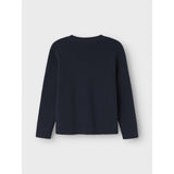 Name It Dark Sapphire Nkmnesolle Ls Pullover Knit Noos