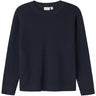Name It Dark Sapphire Nkmnesolle Ls Pullover Knit Noos