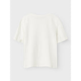 Name It Cloud Dancer Nkfakun Stitch Ss Nreg Top Box Noos Wdi