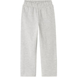 Name It Light Grey Melange Nkmmallo Straight Sweat Pants Bru Noos