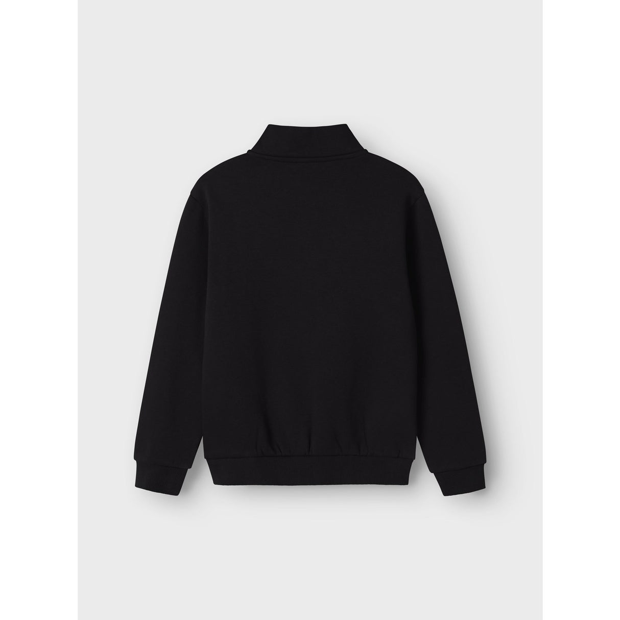 Name It Black W. White Print Nkmbrody Ls Nreg Sweat Zip Bru Noos