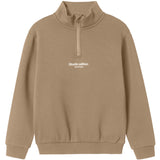 Name It Pure Cashmere Nkmbrody Ls Nreg Sweat Zip Bru Noos