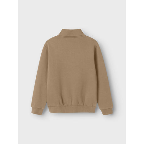 Name It Pure Cashmere Nkmbrody Ls Nreg Sweat Zip Bru Noos