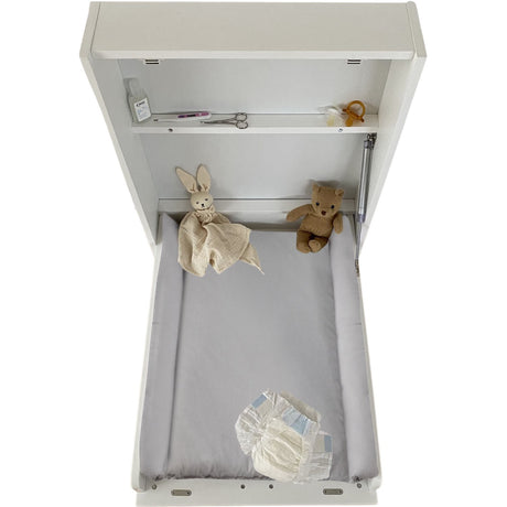 BabyDan Soft Changing Mat, 62X67 Cm, Grey, For Wall Mounted Changing Table