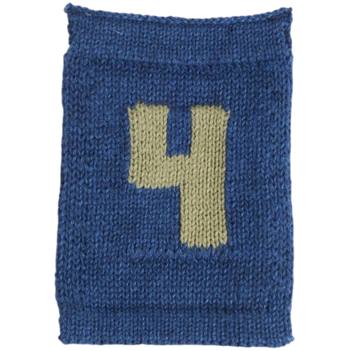 Smallstuff Blue Knitted Flag 4