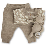 Smallstuff Nature Pants Flat Knit Merino Wool