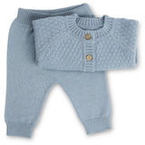 Smallstuff Blue Pants Flat Knit Merino Wool