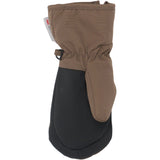 Mikk-Line Chocolate Chip Polyester Tussor Mittens With Zipper