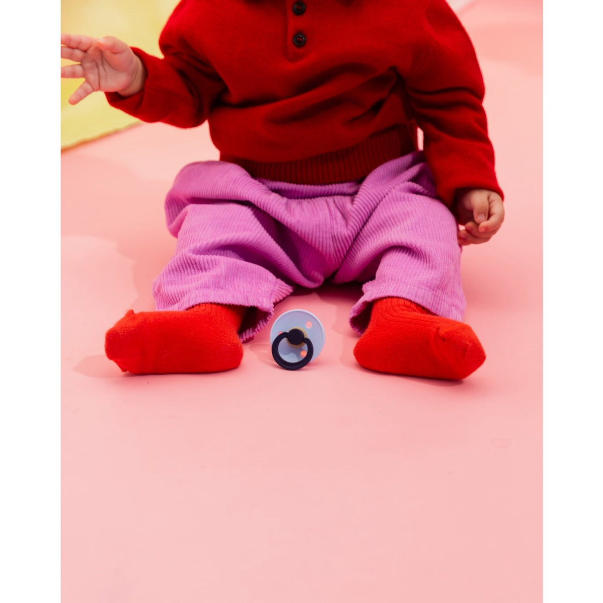 Bibs Baby Blue Pacifier Studio Colour 2-Pack Fusion Latex Petrol Mix