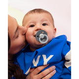 Bibs Baby Blue Pacifier Studio Colour 2-Pack Fusion Latex Petrol Mix