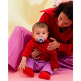 Bibs Baby Blue Pacifier Studio Colour 2-Pack Fusion Latex Petrol Mix