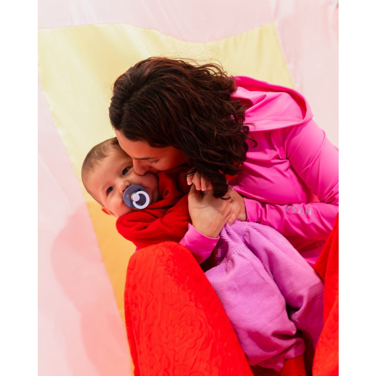 Bibs Baby Blue Pacifier Studio Colour 2-Pack Fusion Latex Petrol Mix