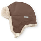 Mini A ture Chestnut Brown Matcrister Teddy Lined Winter Hood