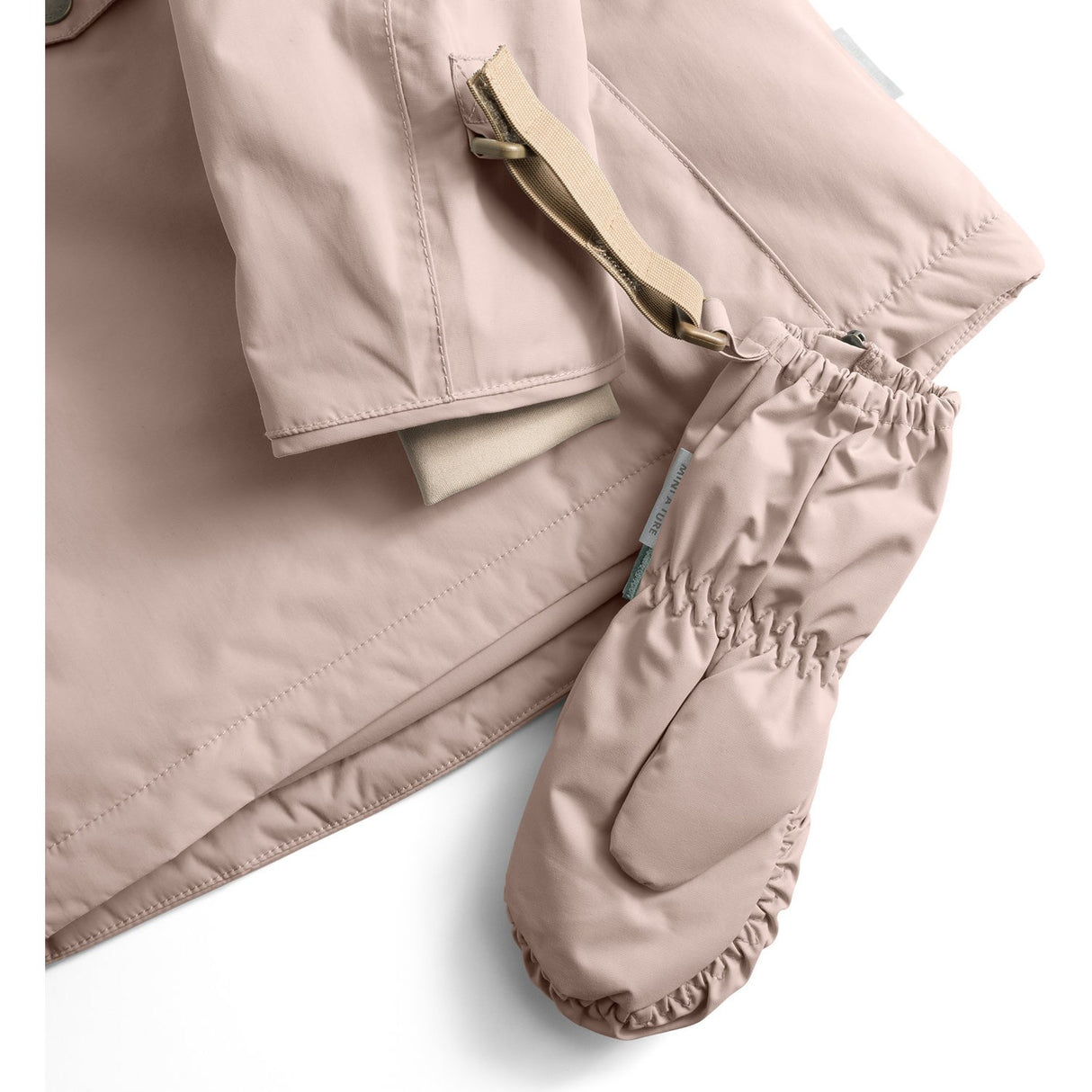 Mini A ture Cloudy Rose Matcesar Fleece Lined Mittens