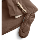 Mini A ture Chestnut Brown Matcesar Fleece Lined Mittens