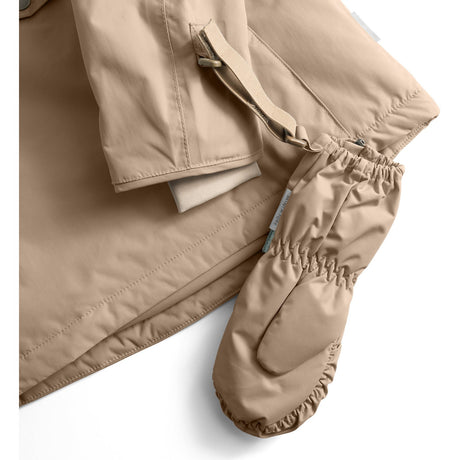Mini A ture Savannah Tan Matcesar Fleece Lined Mittens