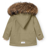 Mini A ture Aloe Green Matwang Fleece Lined Winter Jacket Fur. GRS