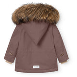Mini A ture Peppercorn Plum Matwang Fleece Lined Winter Jacket Fur. GRS