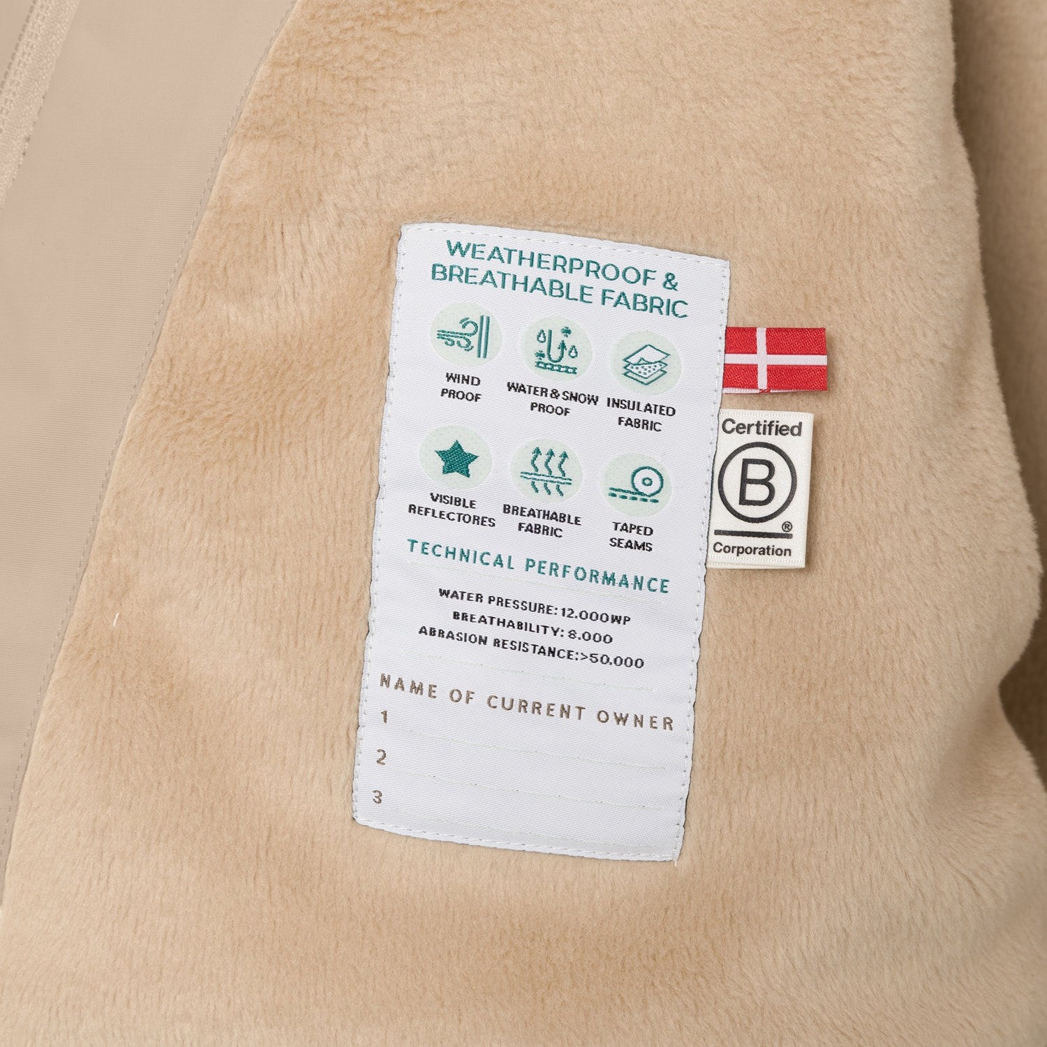 Buy Mini A ture Savannah Tan Matwang Fleece Lined Winter Jacket