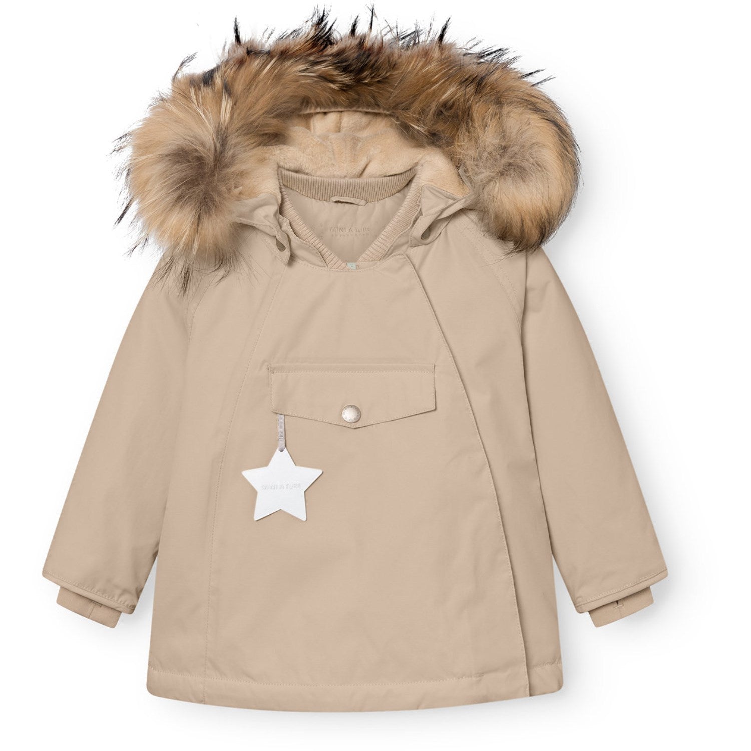 Buy Mini A ture Savannah Tan Matwang Fleece Lined Winter Jacket