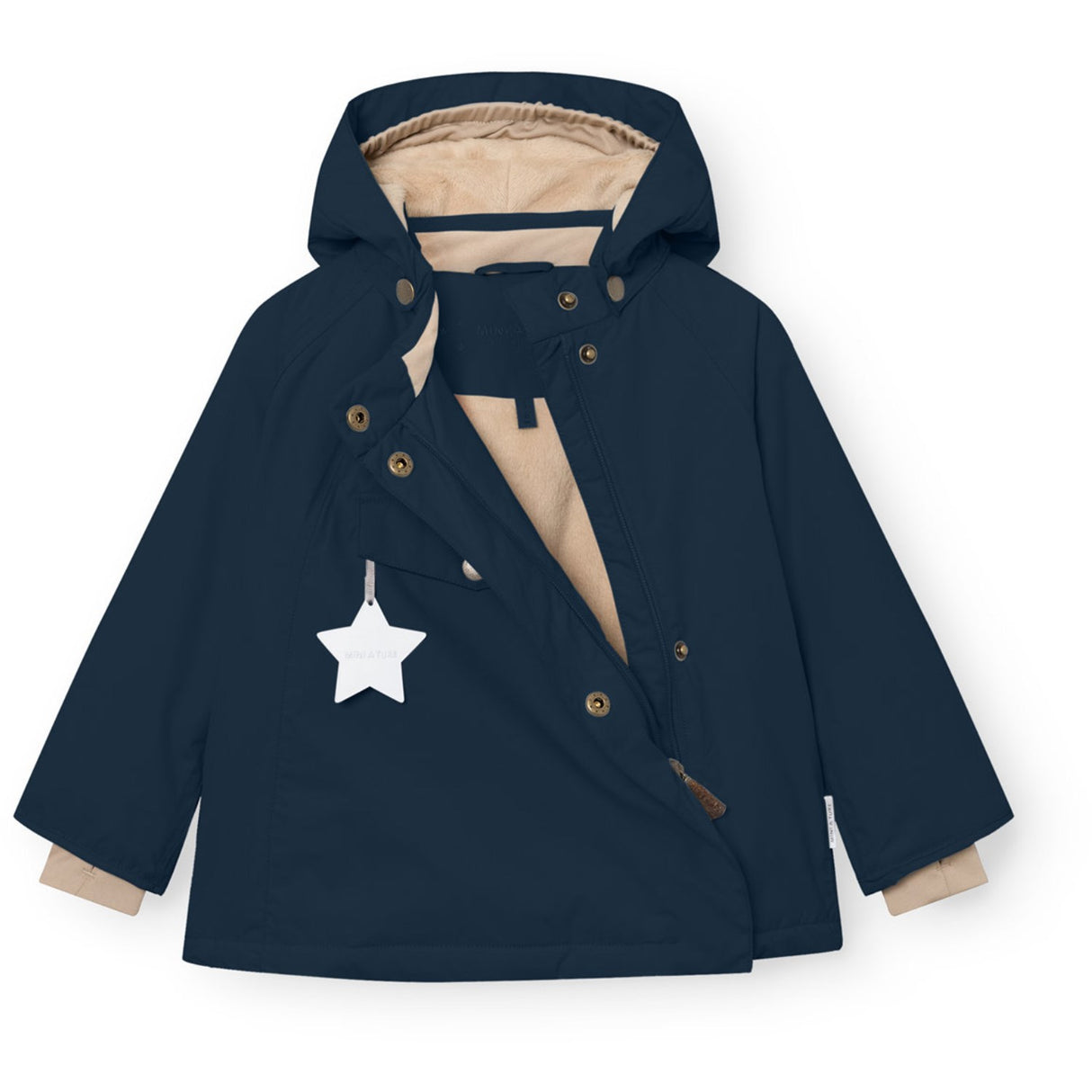 Mini A ture Outer Space Matwang Fleece Lined Winter Jacket. GRS