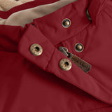 Mini A ture Red Merlot Matwang Fleece Lined Winter Jacket. GRS