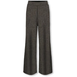 kids ONLY Black Lurex Light Gold/Silver/Wide Stripe Kogqueen Glitter Pants Bf Jrs