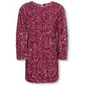 kids ONLY Rose Wine Kogconfidence Life Ls Seq Flrd Dress Jrs