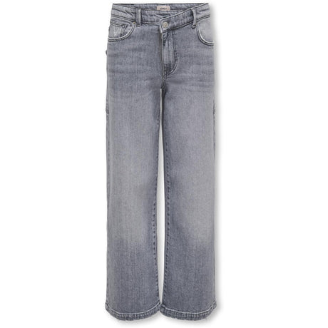 kids ONLY Medium Grey Denim Kogcherry Crossover Wide Dnm Azg